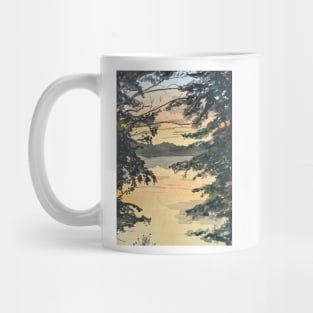 Sunrise Over The Lake Mug